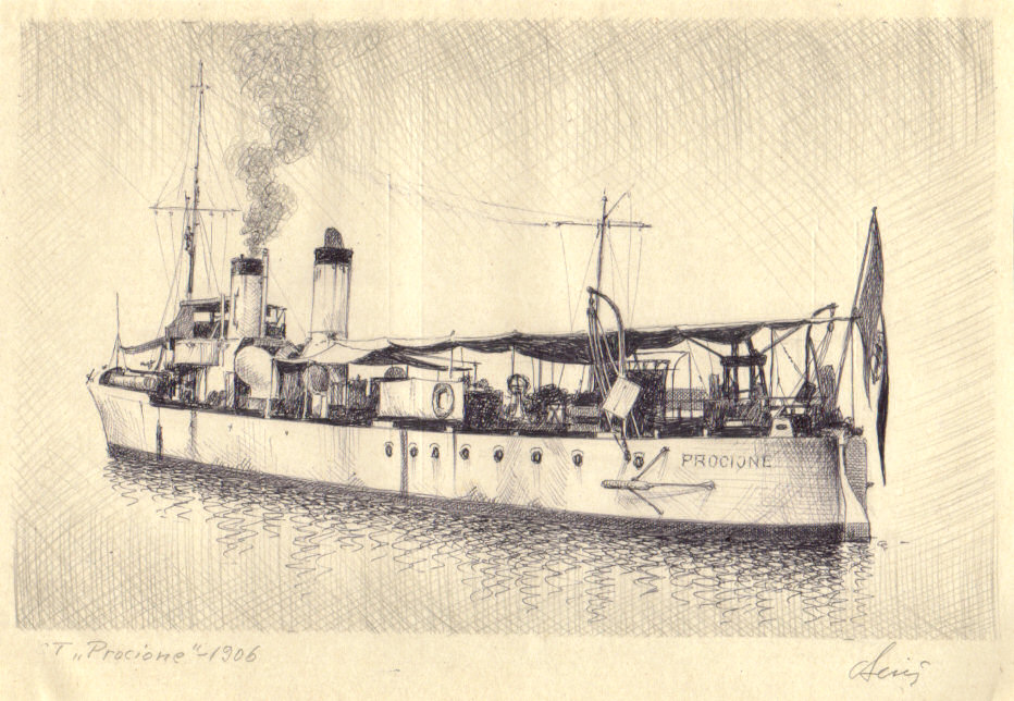 1906 - Torpediniera 'Procione'